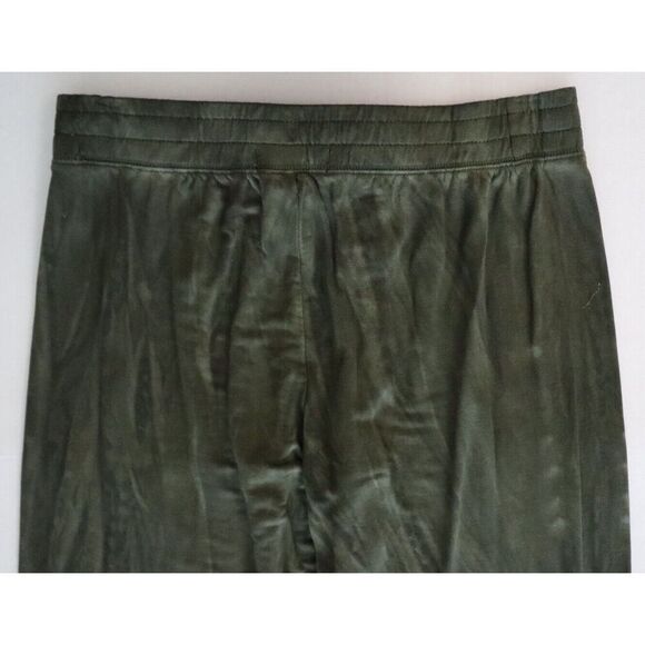 PJ Salvage RZMOP1 Women's Sz Small Olive Striped Tie-Dyed Jogger Lounge Pants - Picture 5 of 9